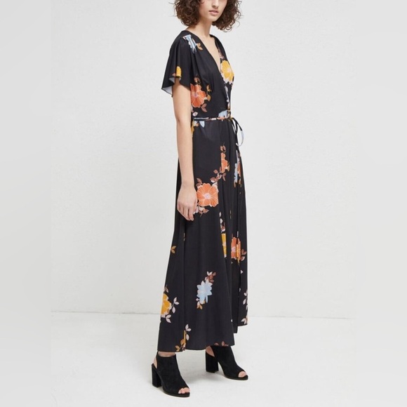 NWOT FRENCH CONNECTION Shikoku Crepe Maxi Dress - Picture 3 of 6